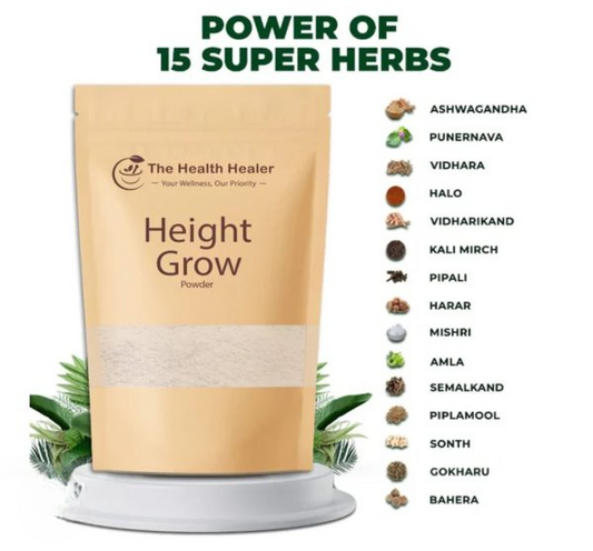 The Health Healer Height Grow Powder β 100% Natural Height Increase Supplement (100 grams)