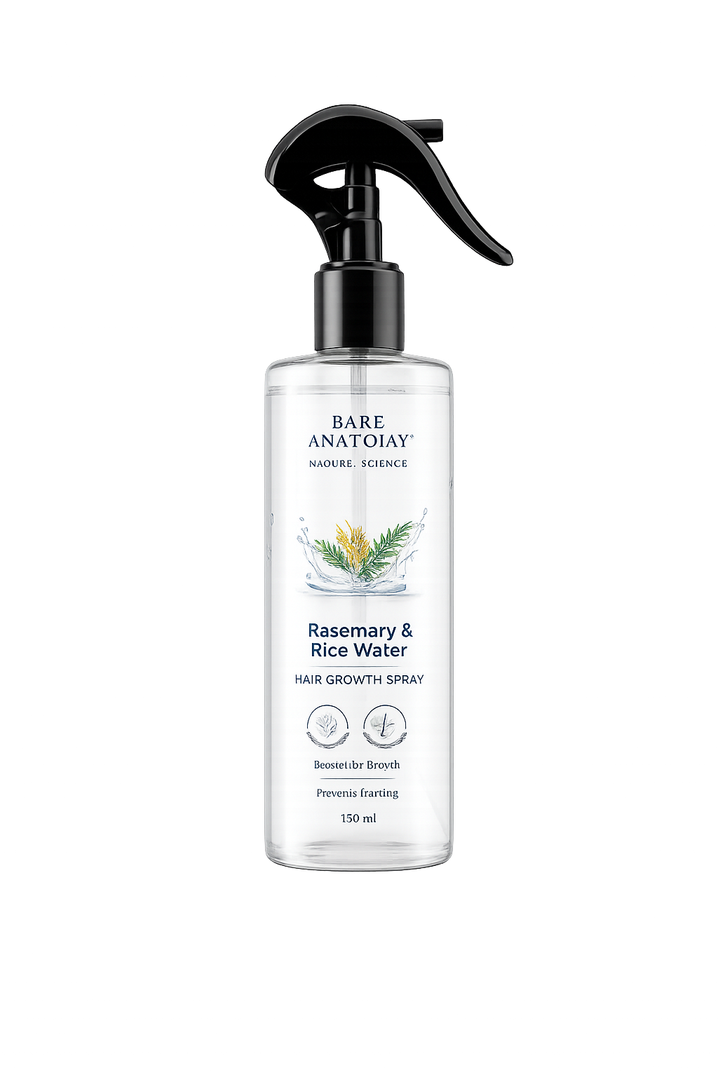 Glowra Rosemary & Rice Water Hair Care Spray (200ml)