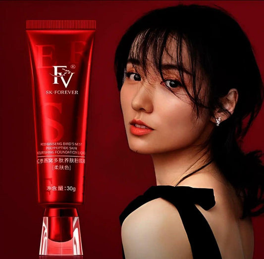 FV Foundation Oil Absorb Liquid Foundation Best Tube Foundation Full Coverage Base 30g