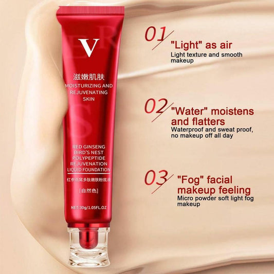 FV Foundation Oil Absorb Liquid Foundation Best Tube Foundation Full Coverage Base 30g