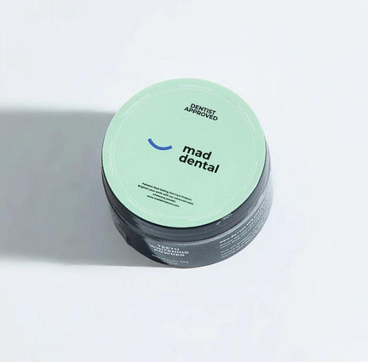 Mad Dental Care Teeth Whitening Powder | Dentist-Trusted Smile Whitening & Stain Remover
