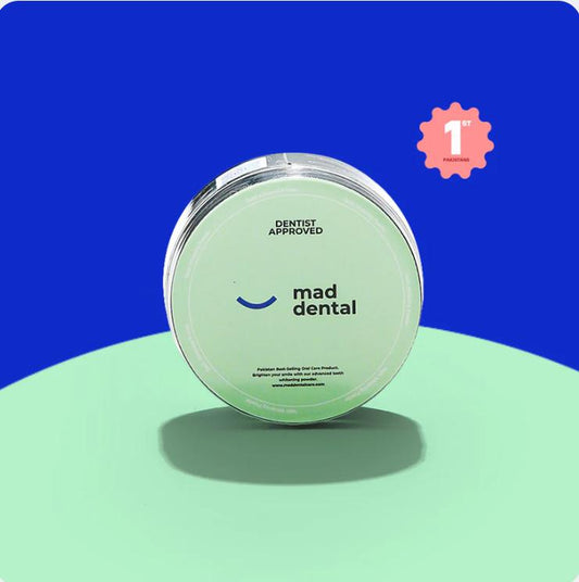 Mad Dental Care Teeth Whitening Powder | Dentist-Trusted Smile Whitening & Stain Remover